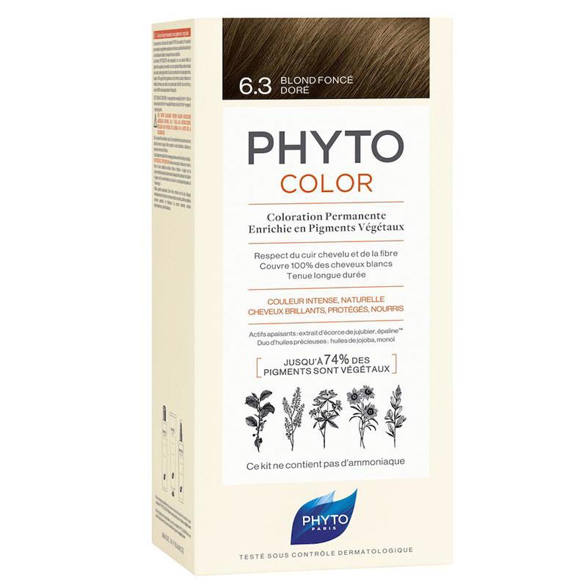 Phyto 6.3 Koyu Kumral Dore Amonyaksız Krem Saç Boyası