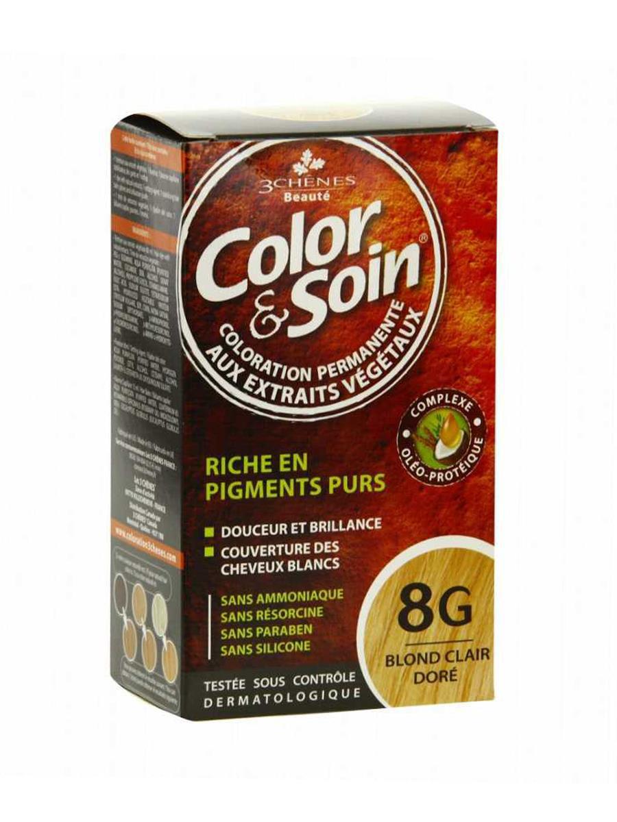 Color Soin 8G Açık Bakır Sarı Amonyaksız Krem Saç Boyası 120 ml