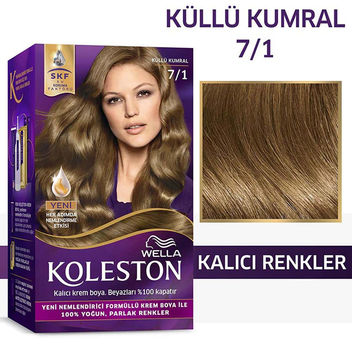 Wella 7.1 Küllü Kumral Krem Saç Boyası 50 ml