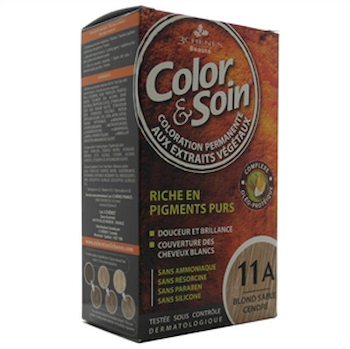 Color Soin 11A Kumsal Sarısı Organik Krem Saç Boyası 120 ml