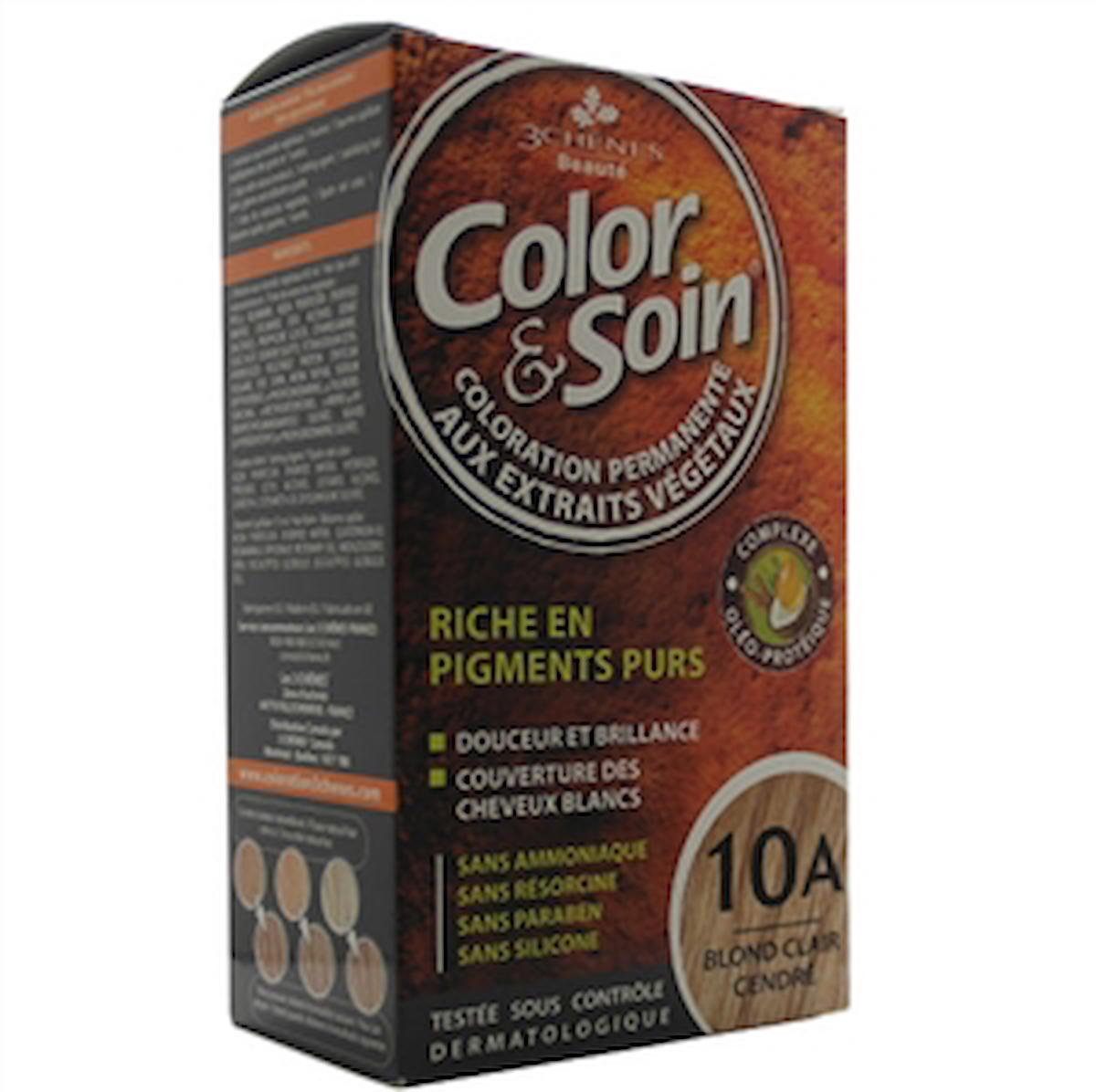 Color Soin 10A Açık Sarı Cazibesi Organik Krem Saç Boyası 120 ml