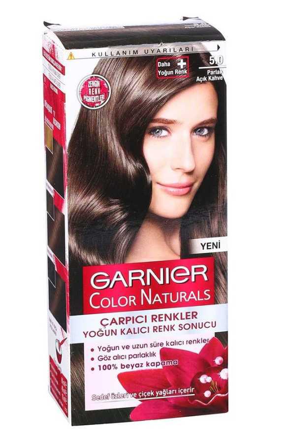 Garnier 5.0 Parlak Açık Kahve Krem Saç Boyası 112 ml