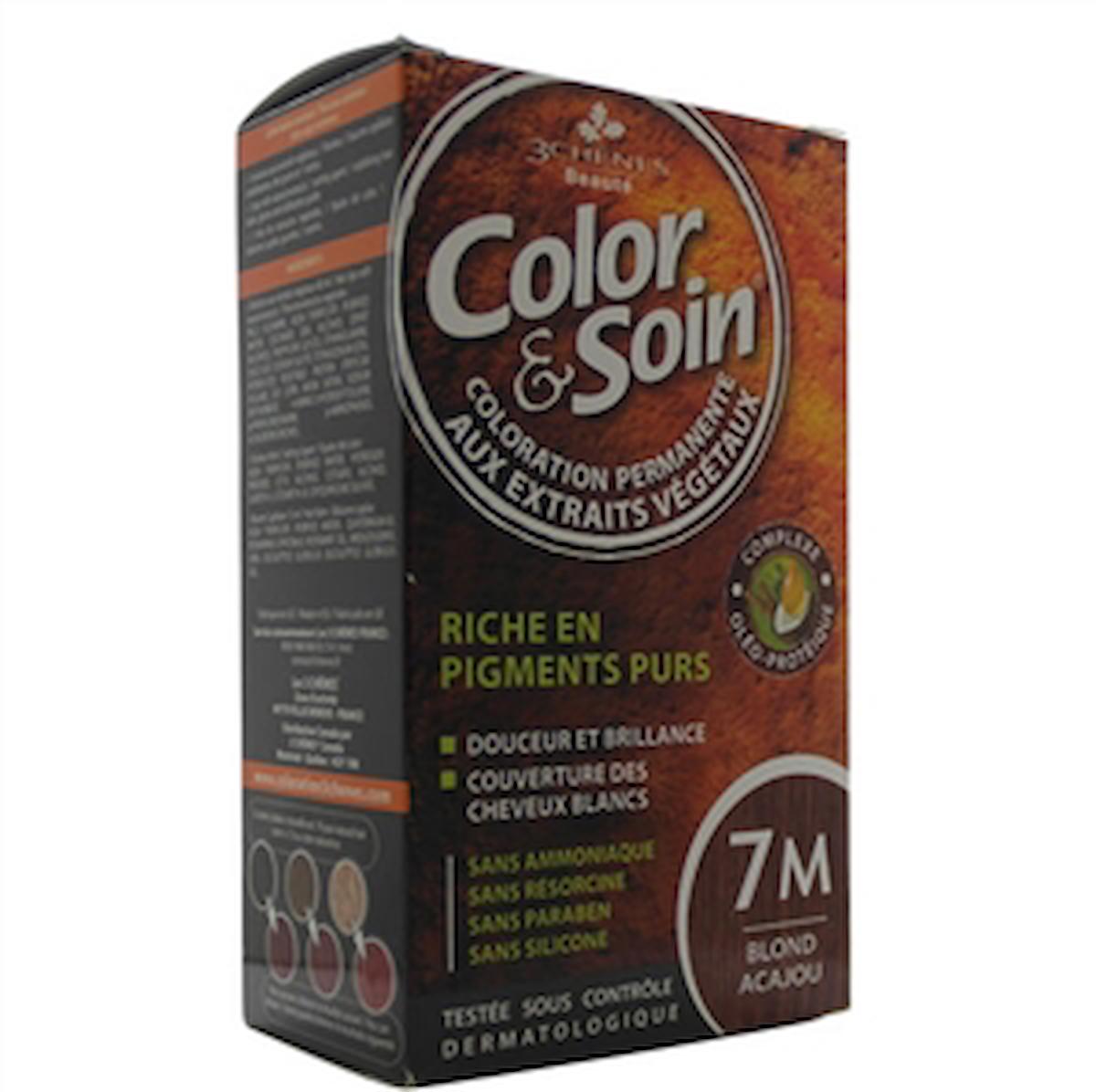 Color Soin 7M Maun Sarısı Organik Krem Saç Boyası 120 ml