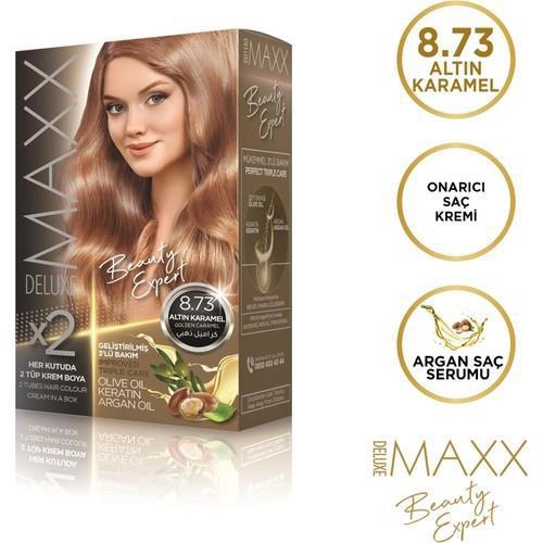 Maxx 8.73 Altın Karamel Krem Saç Boyası