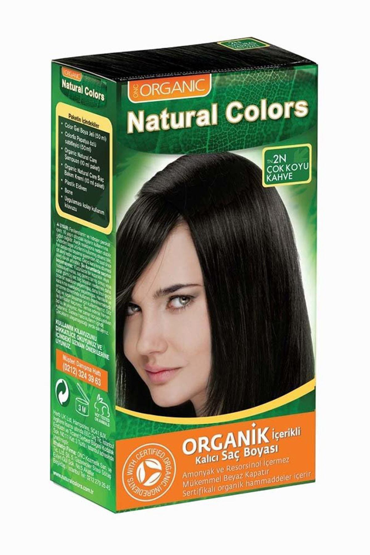 Natural Colors 2N Çok Koyu Kahve Organik Krem Saç Boyası