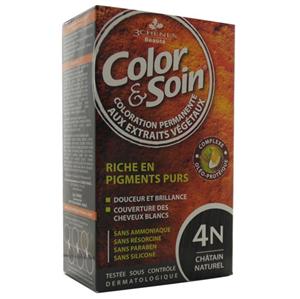 Color Soin 4N Doğal Kestane Amonyaksız Krem Saç Boyası 120 ml