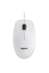 Logitech B100 Yatay Kablolu Beyaz Optik Mouse
