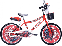 Falcon Rapido Lüx 20 Jant 1 Vites 5 Yaş Kırmızı Çocuk Bisikleti