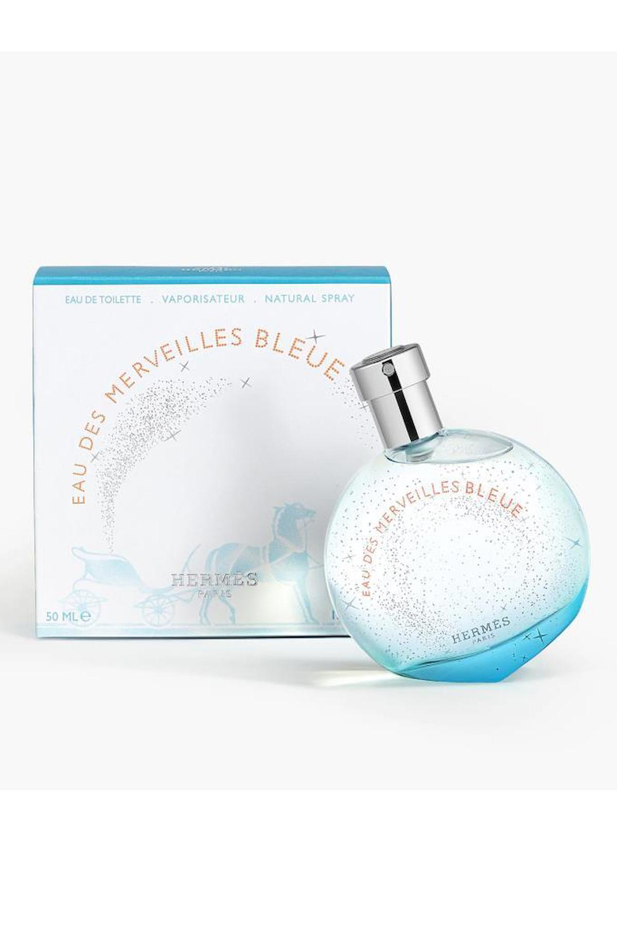 Hermes Eau Des Merveilles Bleue EDT Paçuli-Odunsu Kadın Parfüm 50 ml