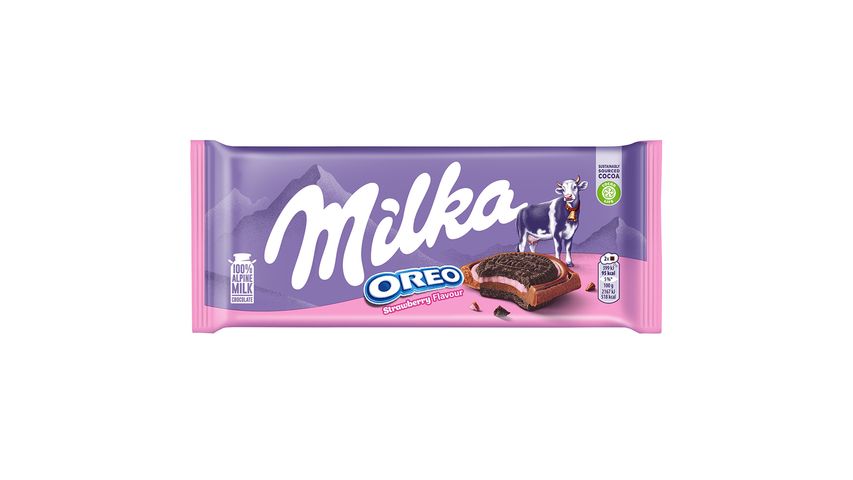 Milka Oreo Çilekli Çikolata 92 gr