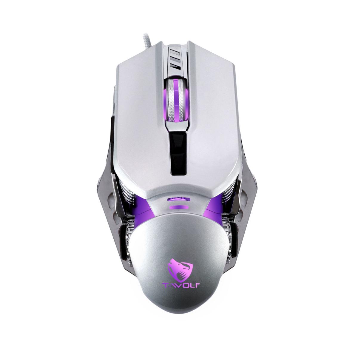 Mf Product 0574 RGB Makrolu Kablolu Gri Gaming Mouse