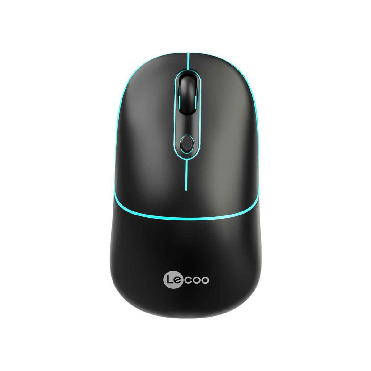 Lenovo WS210 RGB Makrolu Kablosuz Siyah Optik Mouse