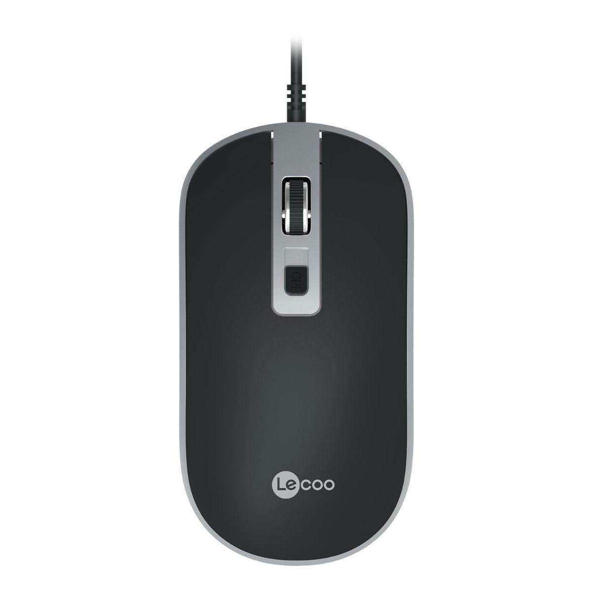 Lenovo MS104 Kablolu Siyah Optik Mouse