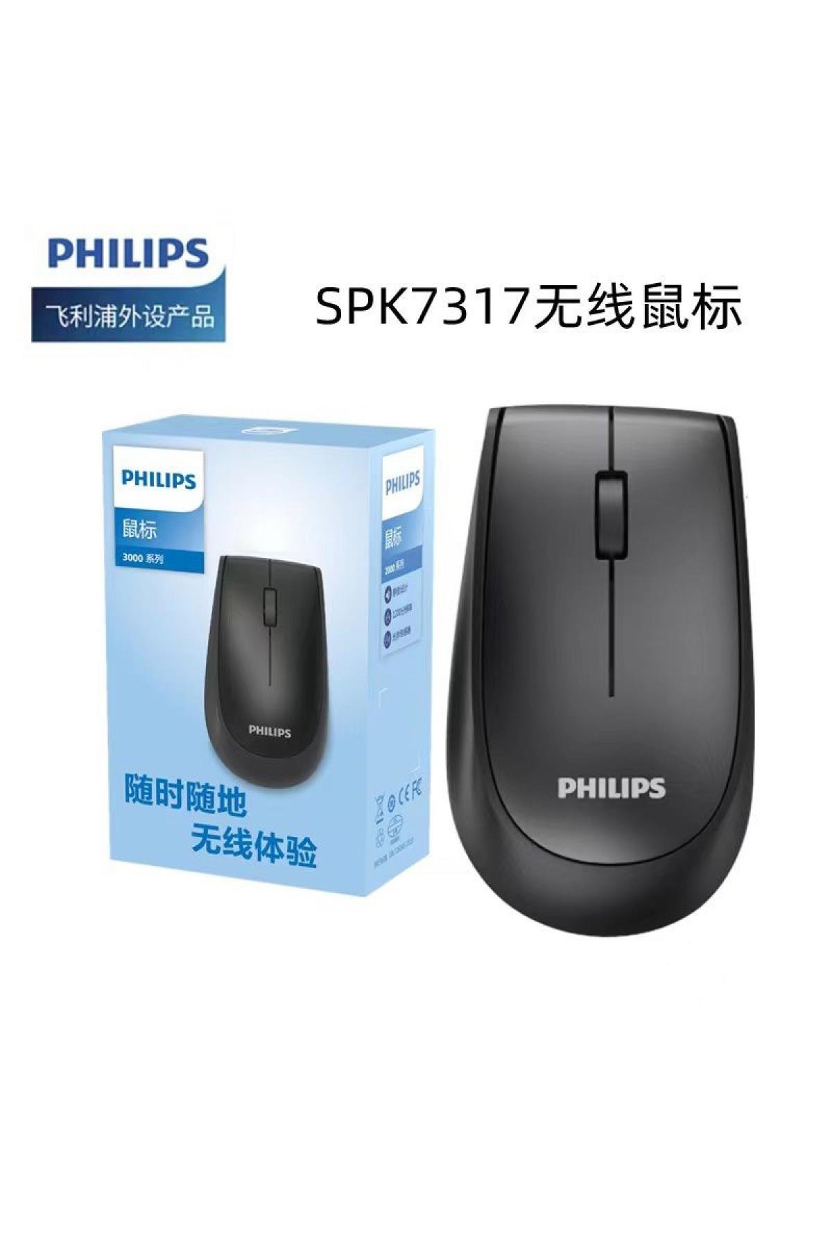 Philips SPK7317 Kablosuz Siyah Optik Mouse