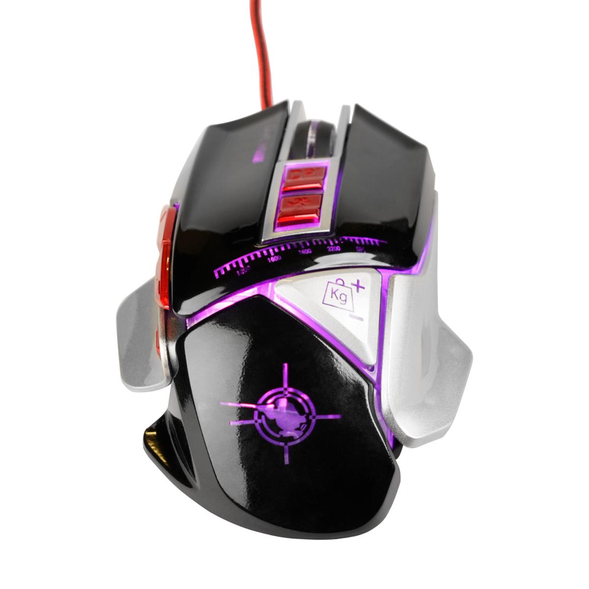 Mf Product 0121 RGB Makrolu Kablolu Kırmızı Gaming Mouse