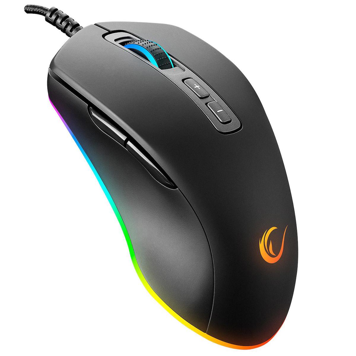 Rampage SMX-R58 RGB Makrolu Kablolu Siyah Gaming Mouse