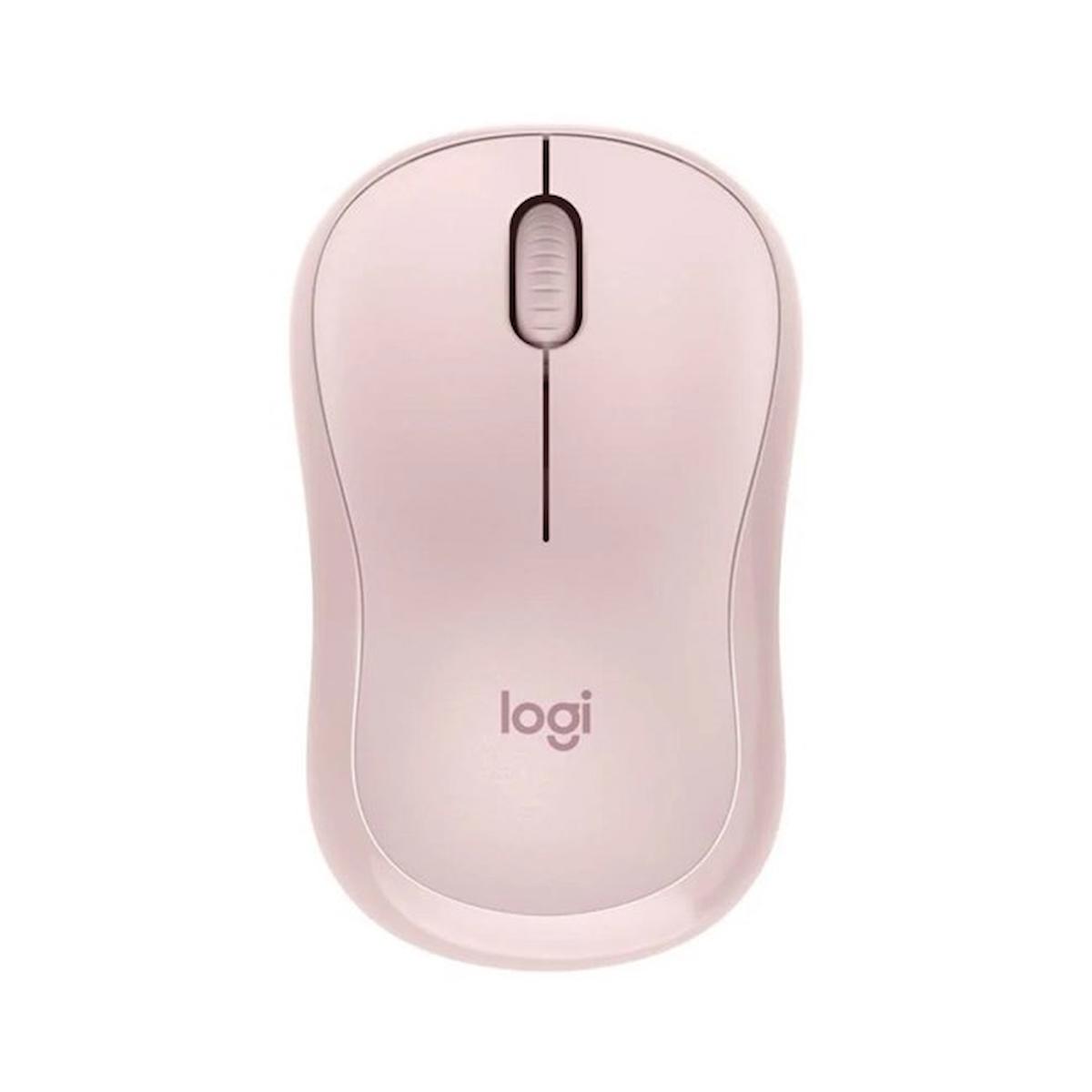 Logitech M220 Sessiz Kablosuz Pembe Optik Mouse