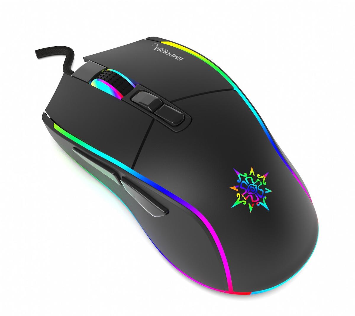 Inca IMG-Gt16 RGB Makrolu Kablolu Siyah Gaming Mouse
