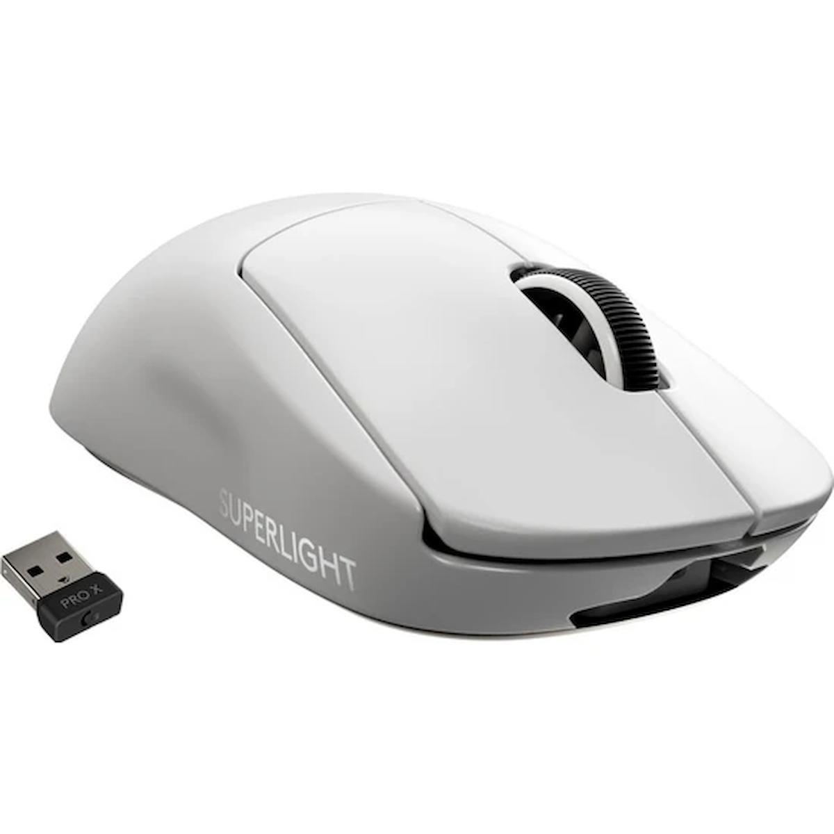 Logitech G-X Makrolu Kablosuz Beyaz Gaming Mouse