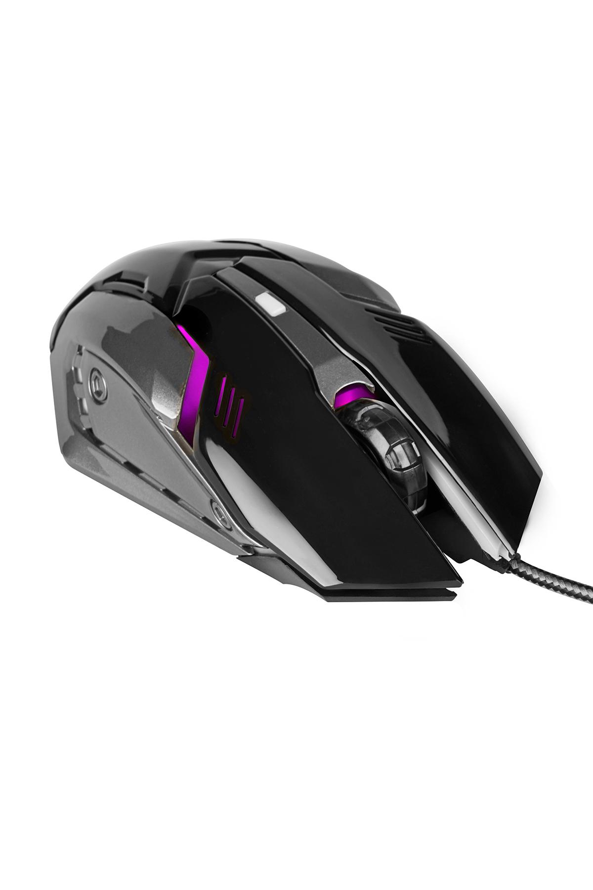 Mf Product 0111 RGB Kablolu Gri Gaming Mouse