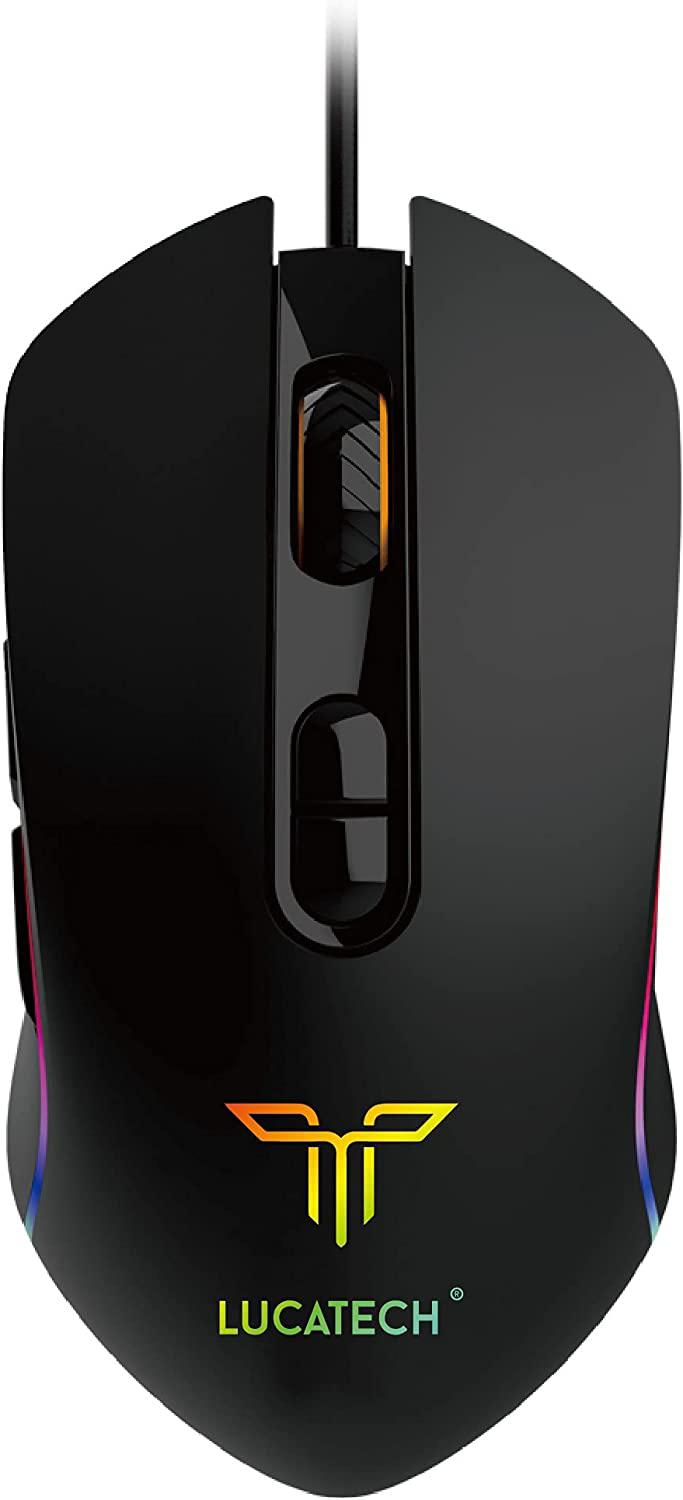 Lucatech GX910 RGB Kablolu Siyah Gaming Mouse