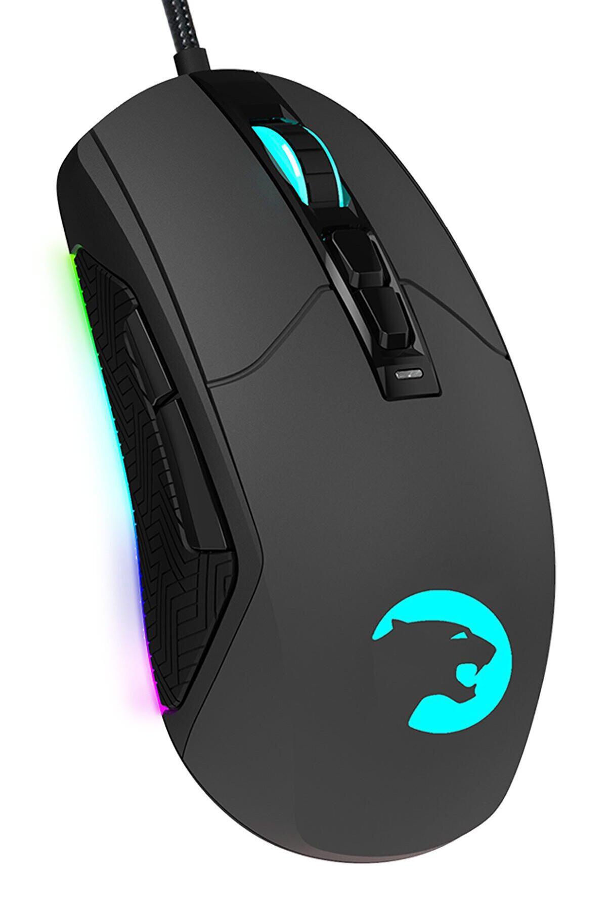 Gamepower Kyojin RGB Makrolu Kablolu Siyah Optik Mouse