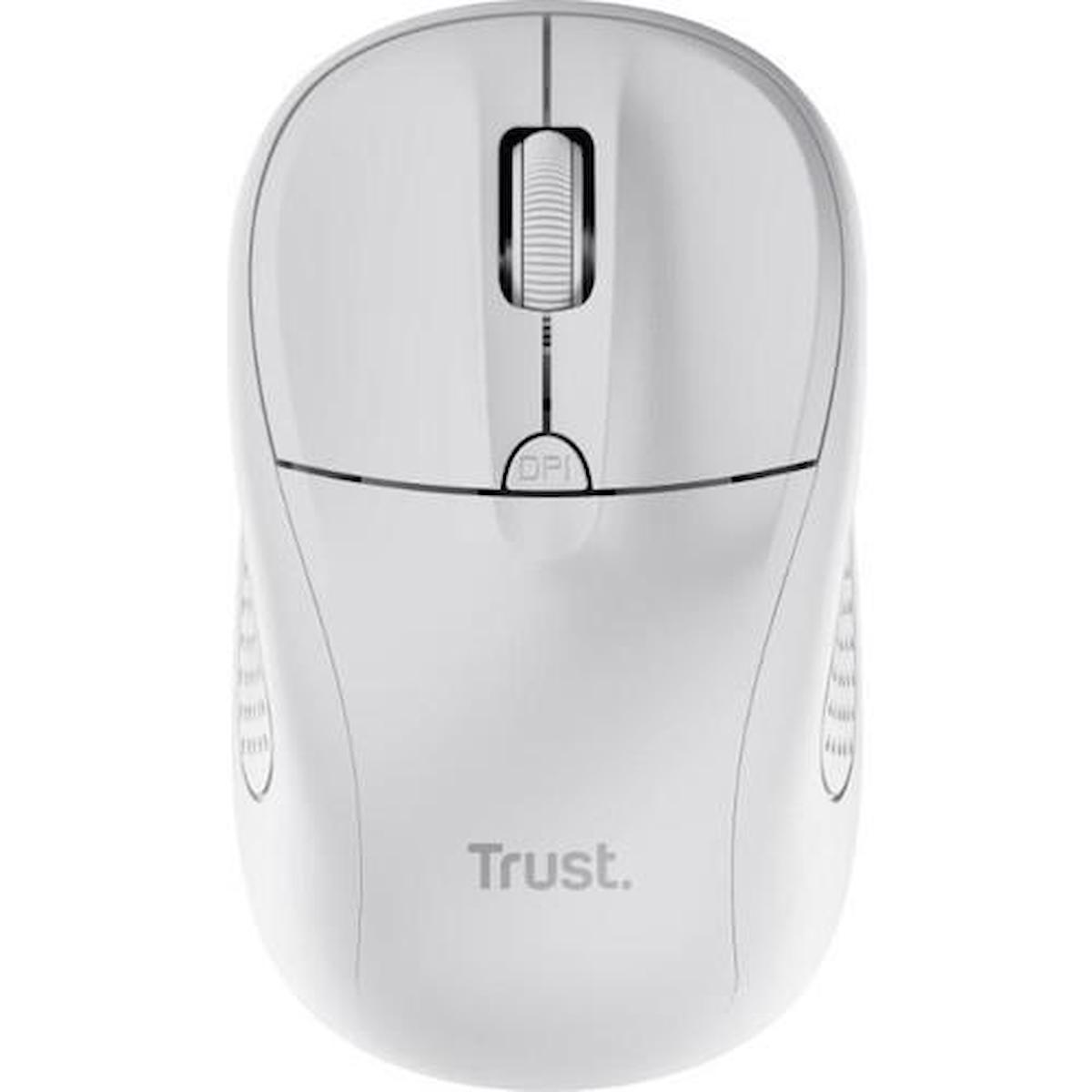 Trust 24795 Ergonomik Kablosuz Beyaz Optik Mouse