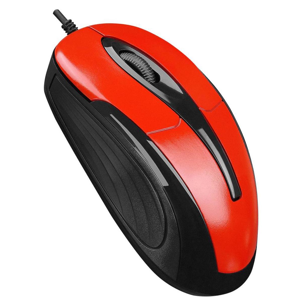 Everest SM-800 Kablolu Kırmızı-Siyah Optik Mouse