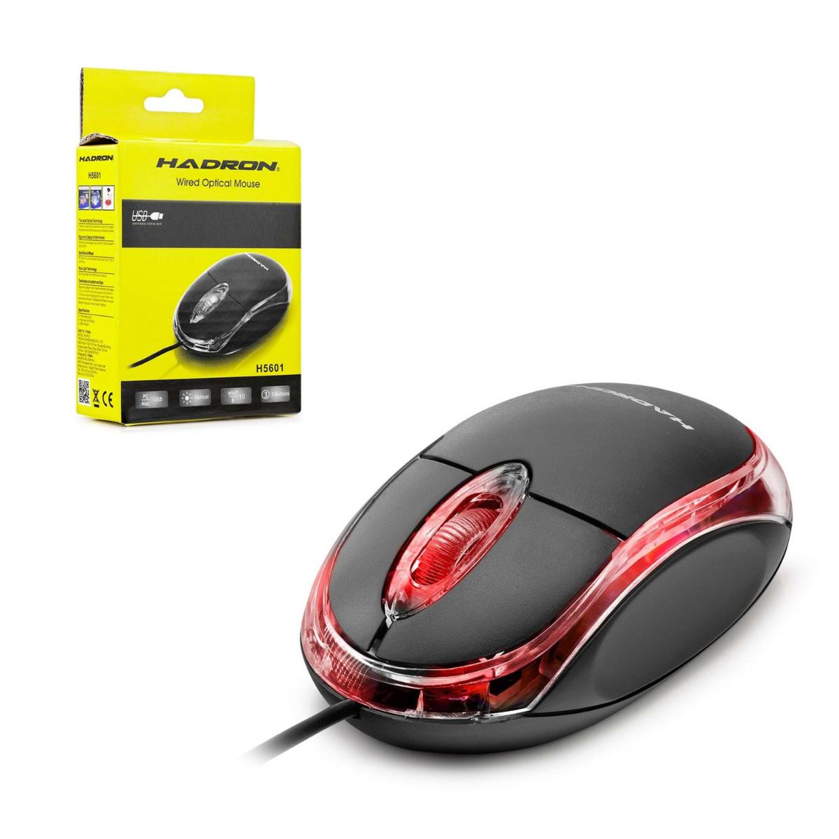 Hadron HDX3251 Kablolu Siyah Optik Mouse