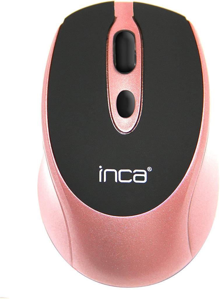Inca IWM-396Gt Sessiz Makrolu Kablosuz Rose Gold Optik Mouse
