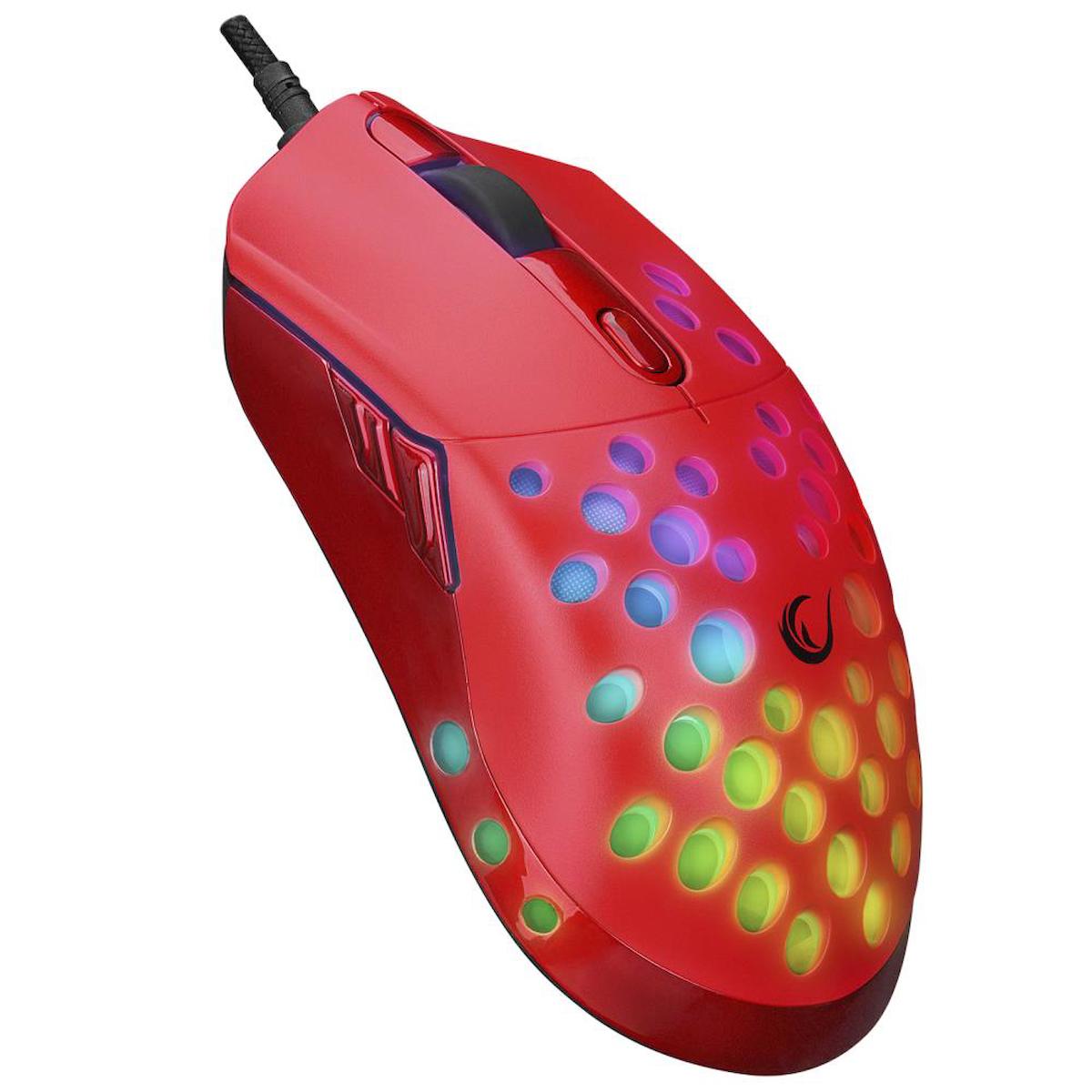 Rampage SMX-R66 RGB Kablolu Kırmızı Gaming Mouse