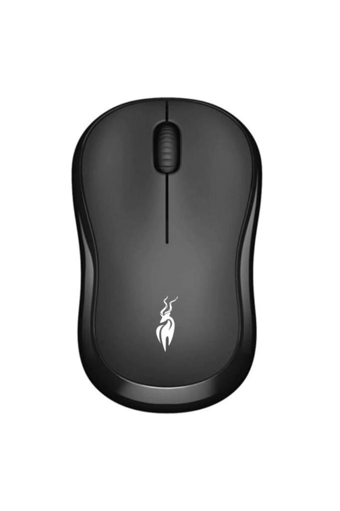 Shaza MS10 Sessiz Ergonomik Kablosuz Siyah Optik Mouse