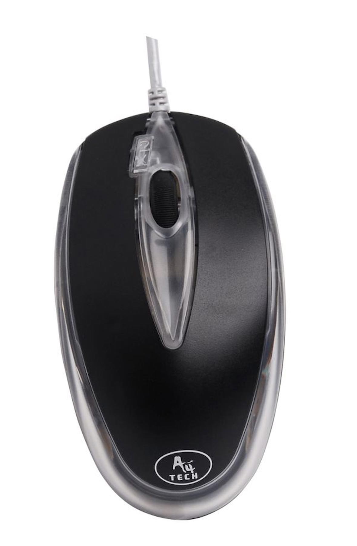 A4 Tech B0BZ8QM41C Kablolu Siyah Optik Mouse