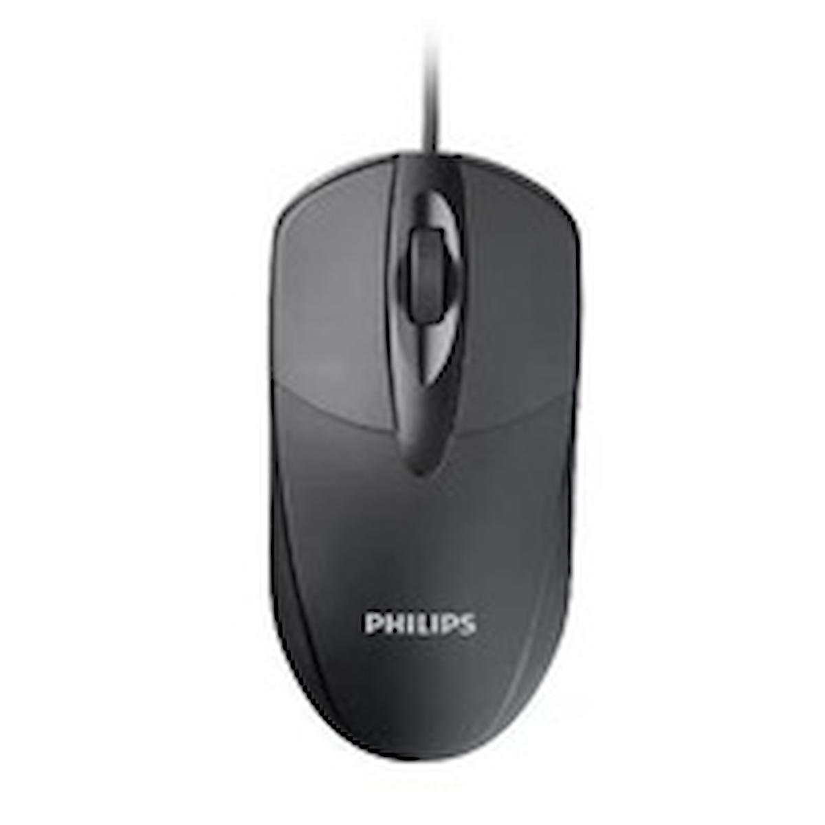 Philips SPK7234 Kablolu Siyah Optik Mouse