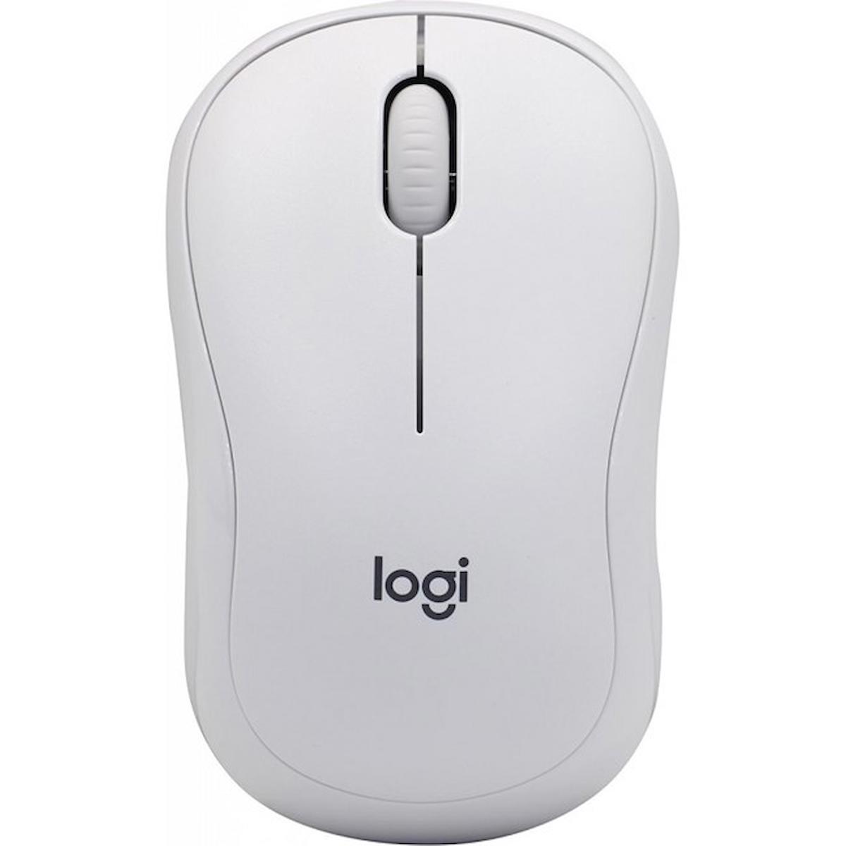 Logitech M221 Sessiz Kablosuz Beyaz Optik Mouse