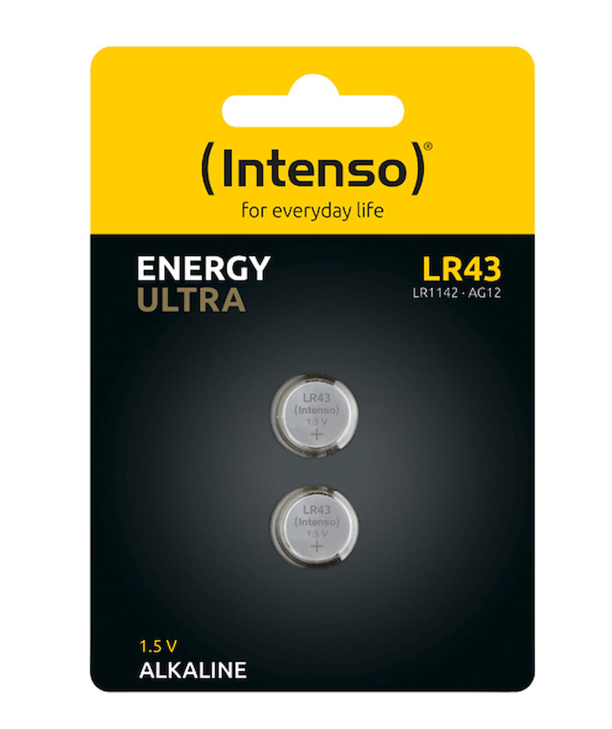 İntenso LR43 1.5 V Alkalin Düğme Pil 2'li