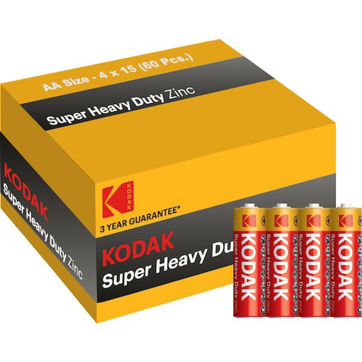 Kodak 1.5 V Çinko AA / Kalem Pil 60'lı