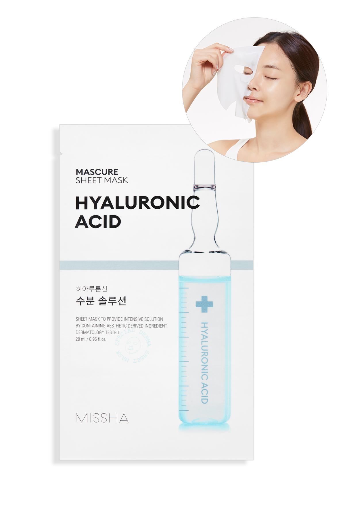 Missha Hyaluronic Acid Nemlendirici Kağıt Yüz Maskesi 1 Adet