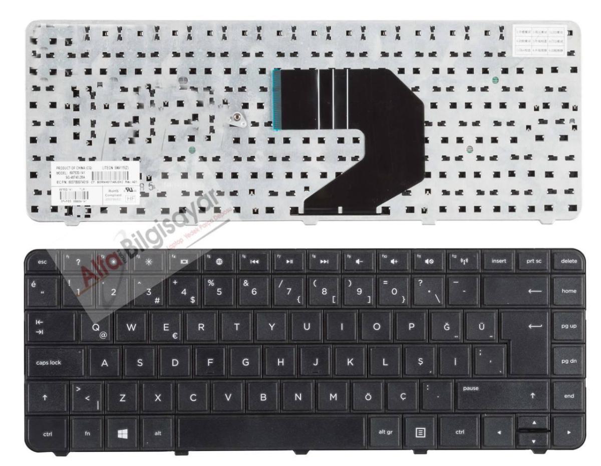 HP G6 Türkçe 104 Tuşlu Kablolu Siyah Normal Klavye