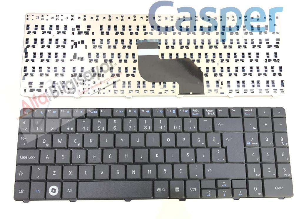 Casper H36 Türkçe Q 104 Tuşlu Kablolu Siyah Normal Klavye