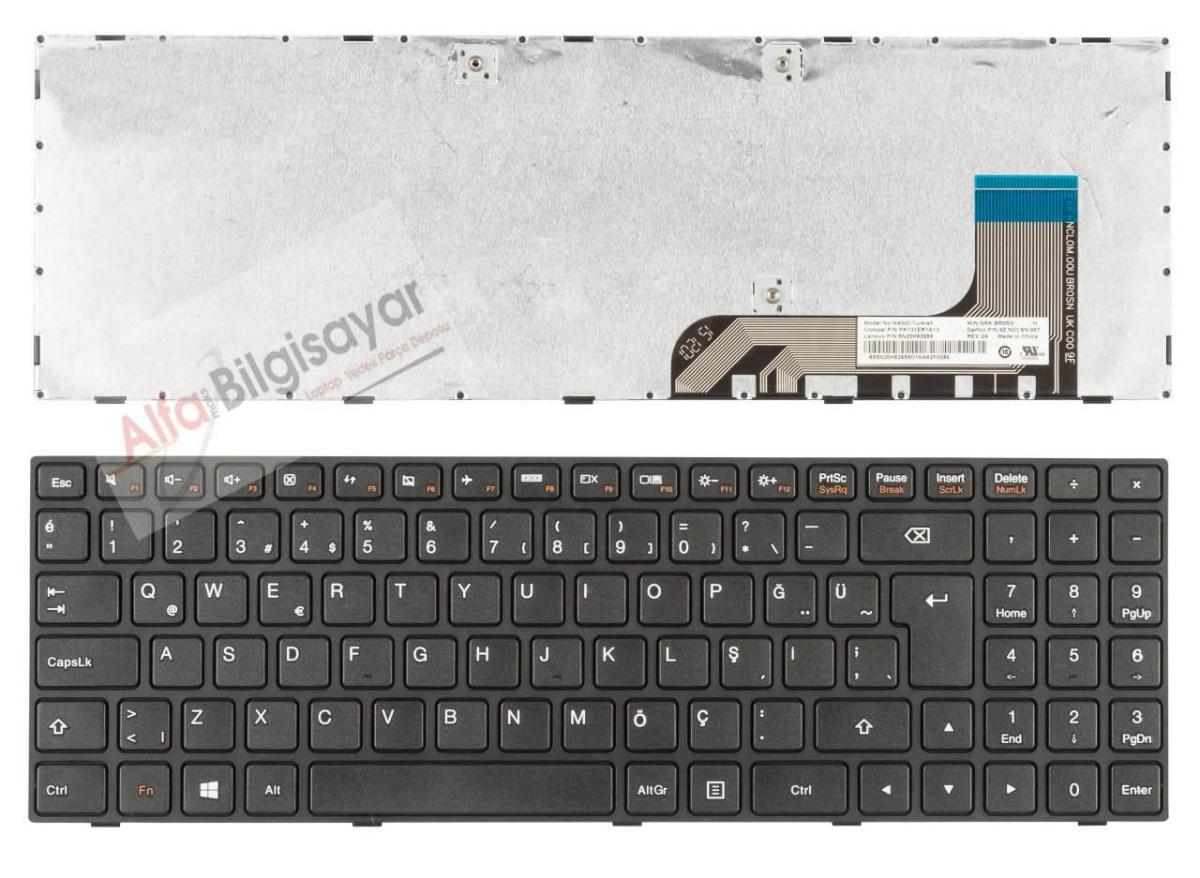 Lenovo İdeapad Türkçe Q 104 Tuşlu Kablolu Siyah Normal Klavye