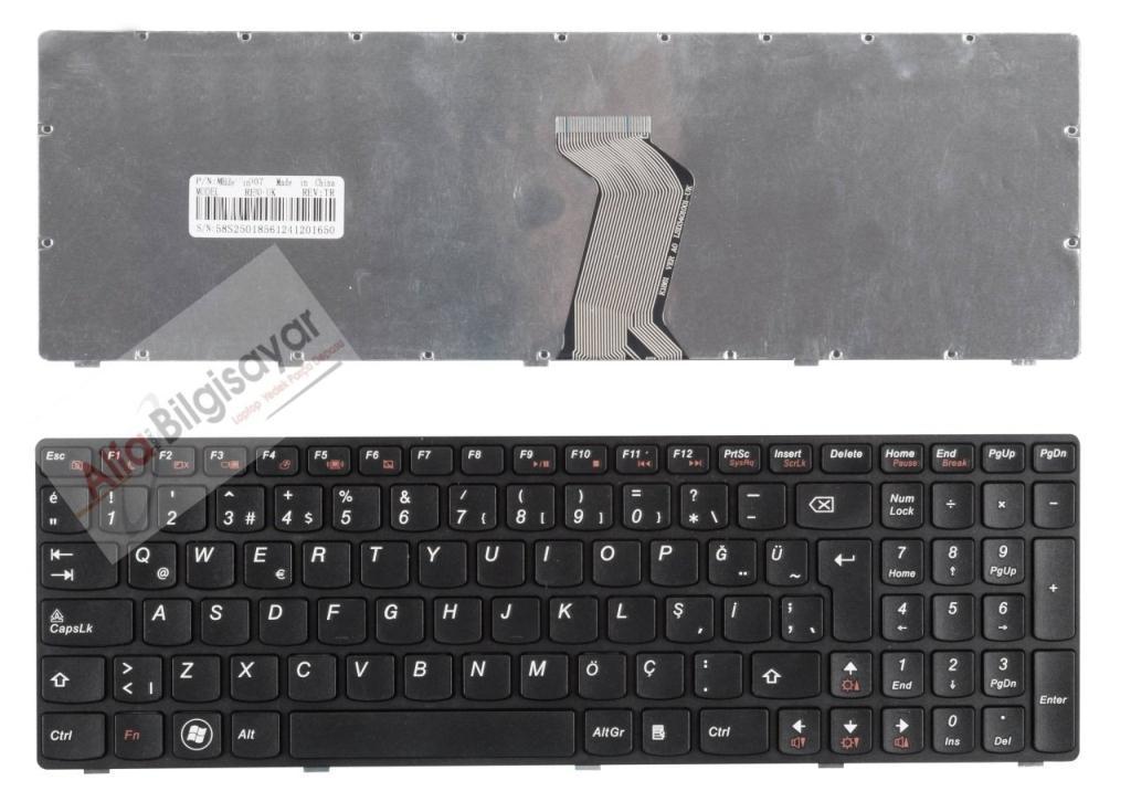 Lenovo İdeapad Türkçe 104 Tuşlu Kablolu Siyah Normal Klavye