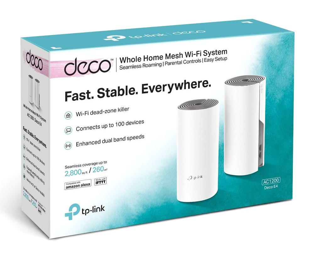 TP-Link Deco E4 5 Ghz 867 Mbps Kablosuz Mesh İç Mekan Ev Tipi Access Point