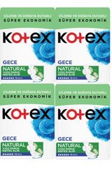Kotex Natural İnce 14'lü Hijyenik Ped 4 Adet