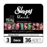 Sleepy Black Premium Plus Gece 36'lı Hijyenik Ped 1 Adet