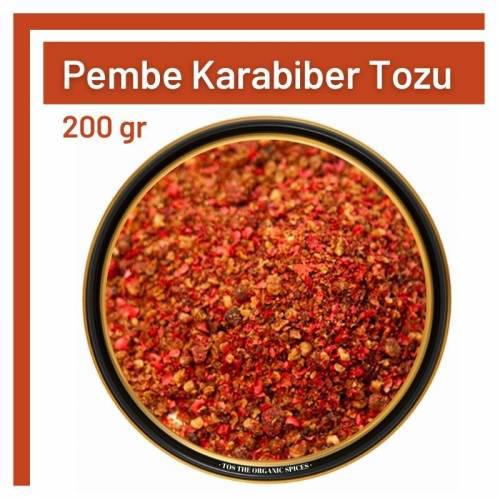 Tos The Organic Spices Piper Nigrum Vegan Pembe Karabiber Toz 200 gr