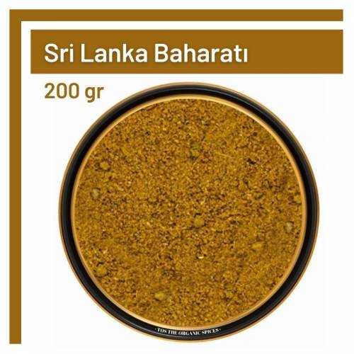 Tos The Organic Spices Glutensiz Sri Lanka Baharatı Toz 200 gr
