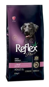 Reflex Plus High Energy Biftekli Yetişkin Kuru Köpek Maması 3 kg