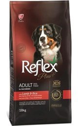 Reflex Plus Kuzu Etli Pirinçli Yetişkin Kuru Köpek Maması 18 kg