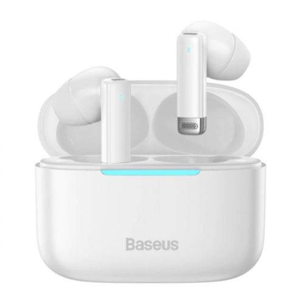 Baseus 5.3 Gürültü Önleyici Kablosuz Kulak İçi Bluetooth Kulaklık Beyaz